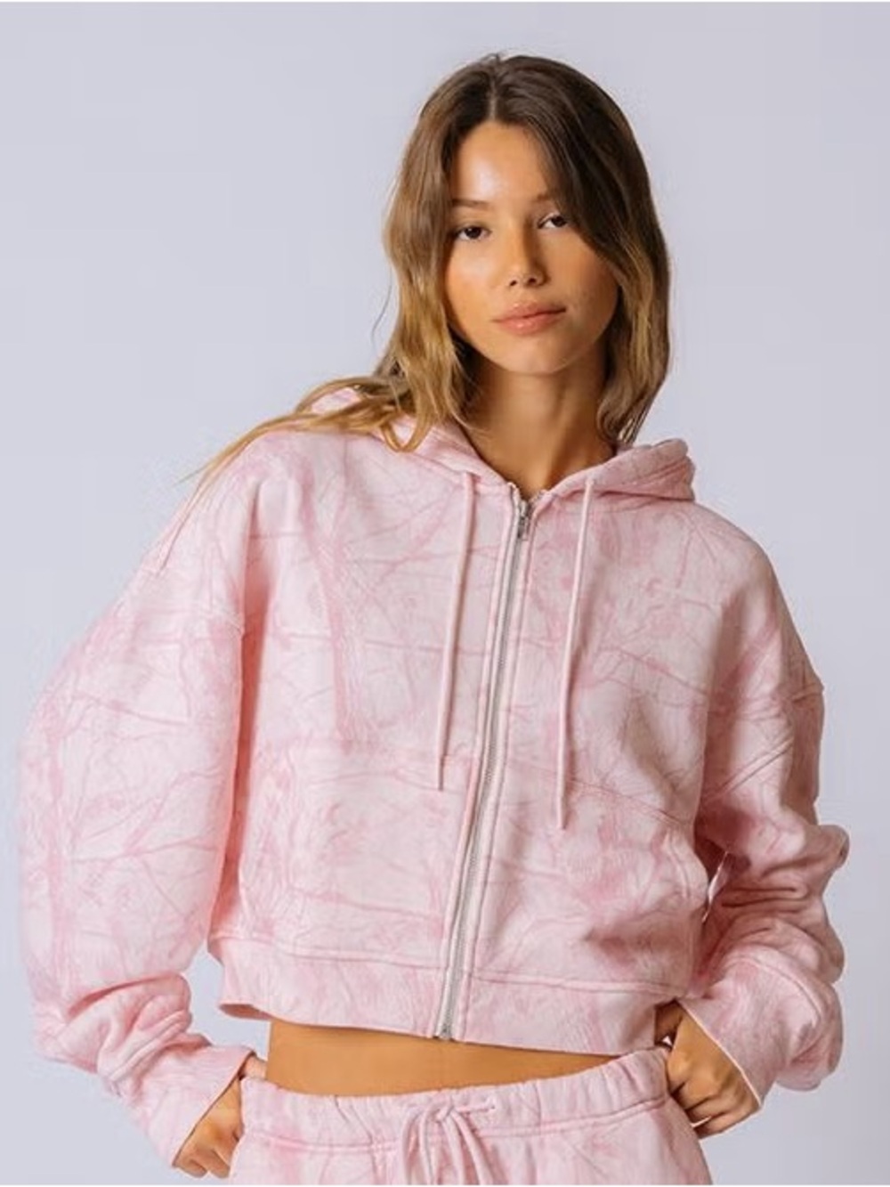 Dairy Boy (SOLD OUT) Limited Edition Bubblegum Cropped Pink Camo Zip Size Large